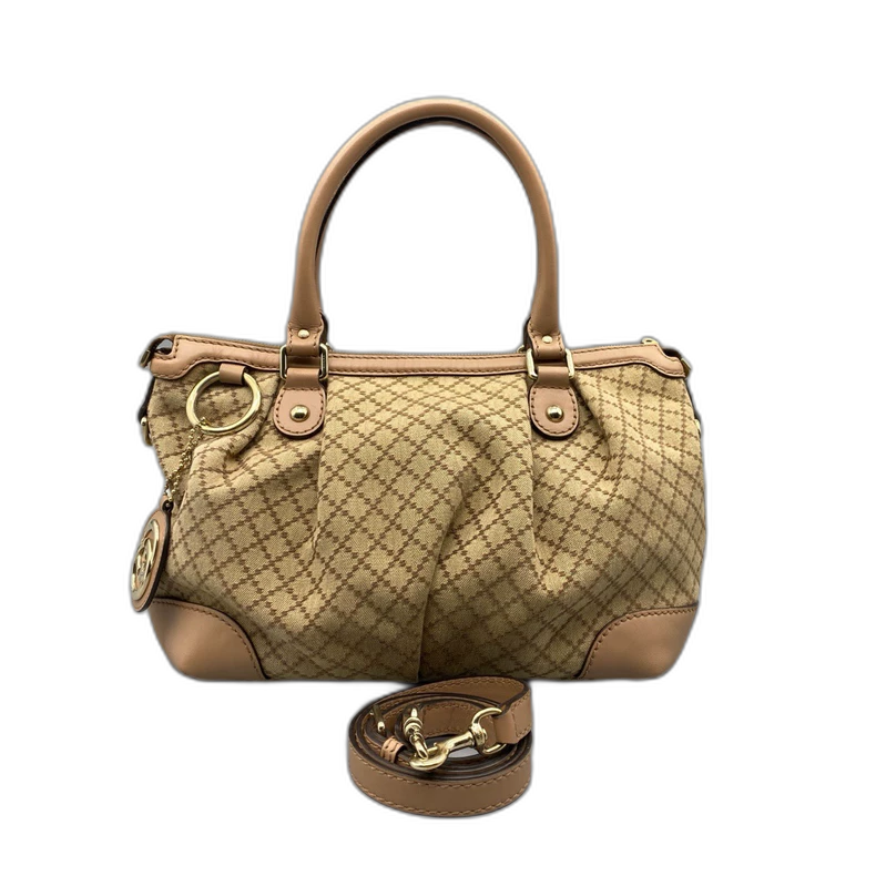 Gucci Vintage Canvas Tote Bag