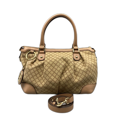 Gucci Vintage Canvas Tote Bag