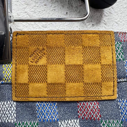 Louis Vuitton Damier Colorful Checkerboard Casual Shorts-yf