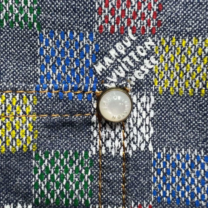 Louis Vuitton Damier Colorful Checkerboard Casual Shorts-yf