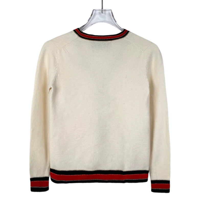 Gucci Color Block V-Neck Cardigan