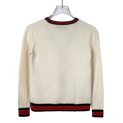 Gucci Color Block V-Neck Cardigan
