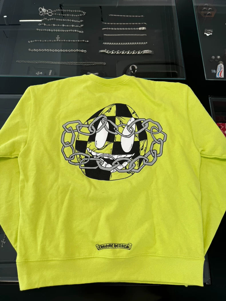 Chrome Hearts Matty Fluorescent Green Sweatshirt-yf
