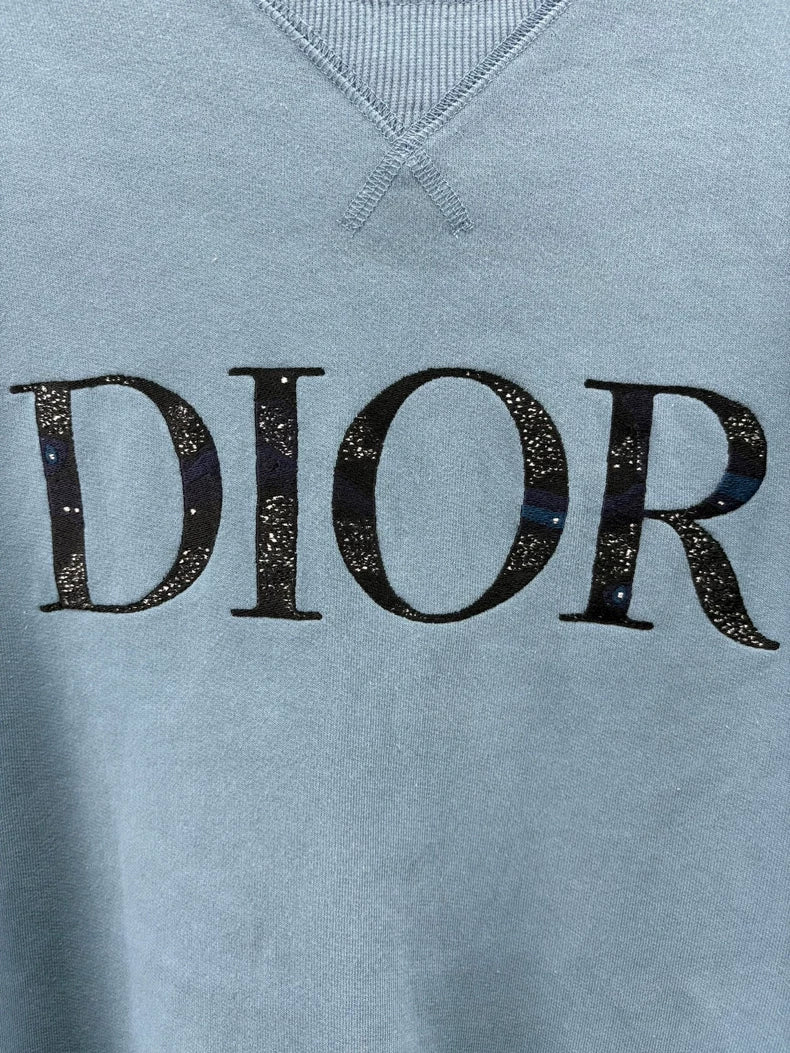 Dior Embroidered Logo Sweatshirt Size L