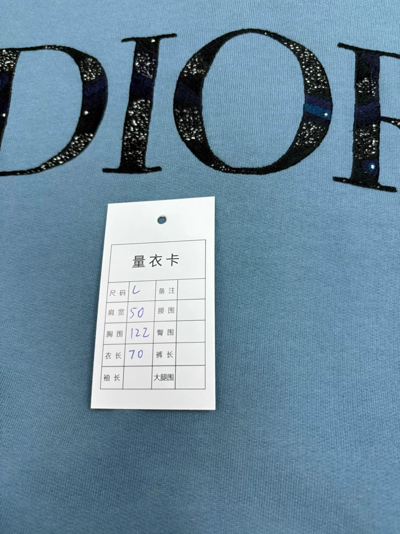 Dior Embroidered Logo Sweatshirt Size L