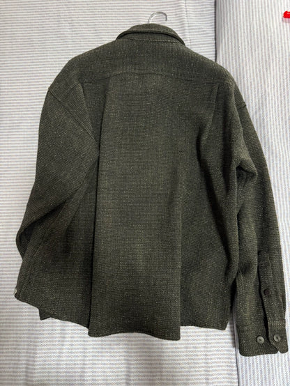 Visvim Lumber Tweed Shirt in Black