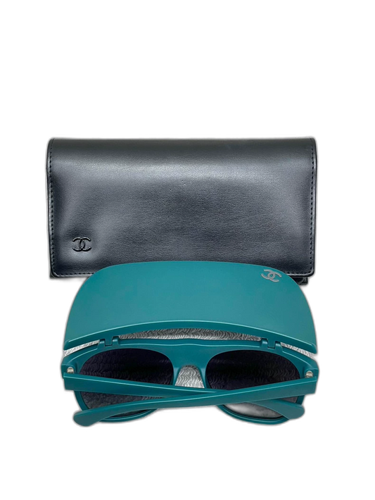 Chanel Logo Sunglasses with Case
