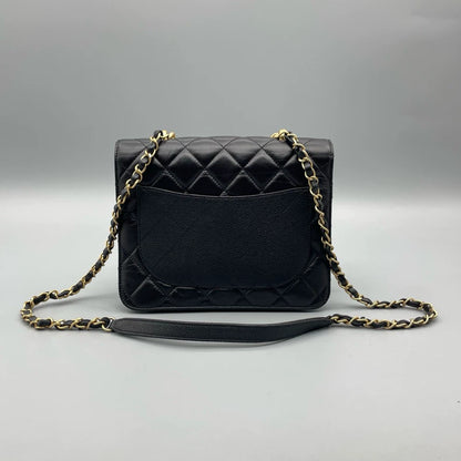 Black and Gold Chanel Handbag