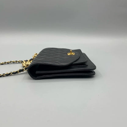 Black and Gold Chanel Handbag