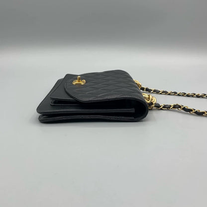 Black and Gold Chanel Handbag