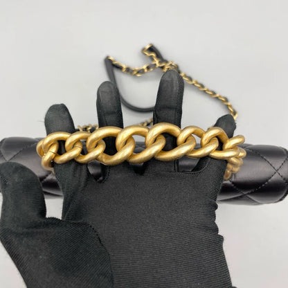 Black and Gold Chanel Handbag