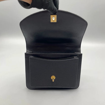 Black and Gold Chanel Handbag