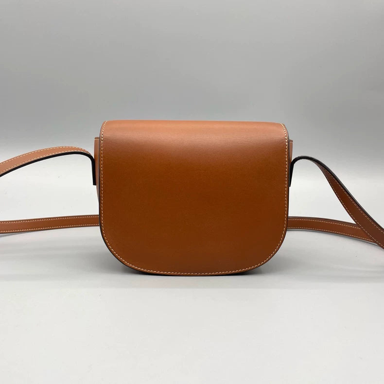 Celine Leather Saddle Crossbody Bag