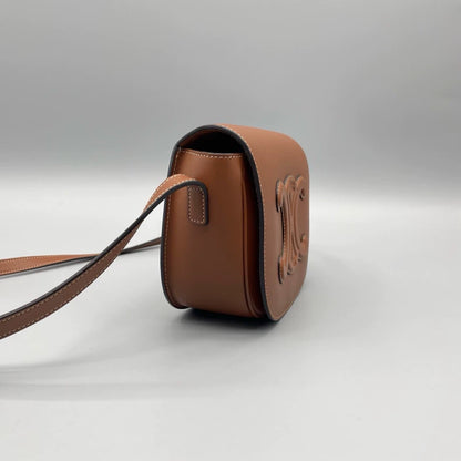 Celine Leather Saddle Crossbody Bag
