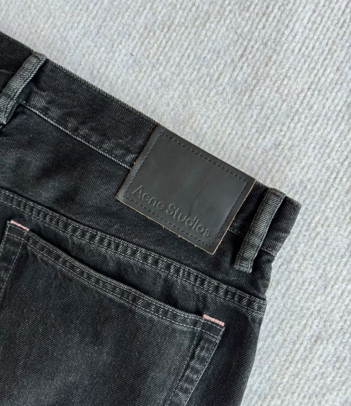 ACNE studios 2021 washed black jeans - DMC