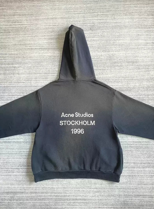 Acne Studios 1996 Washed and distressed hoodies