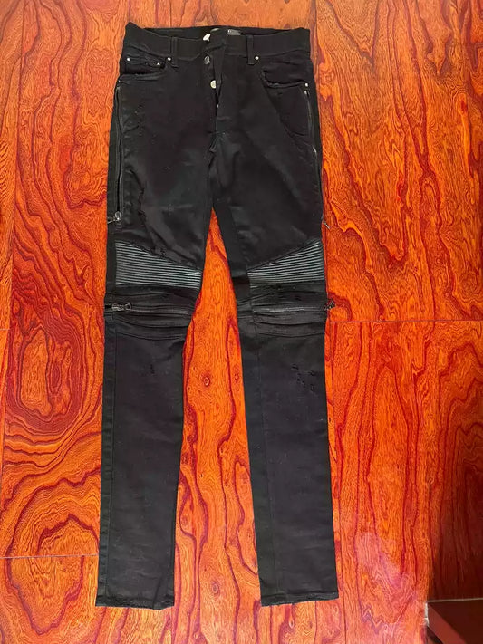 AMIRI Zipper Pierced Jeans