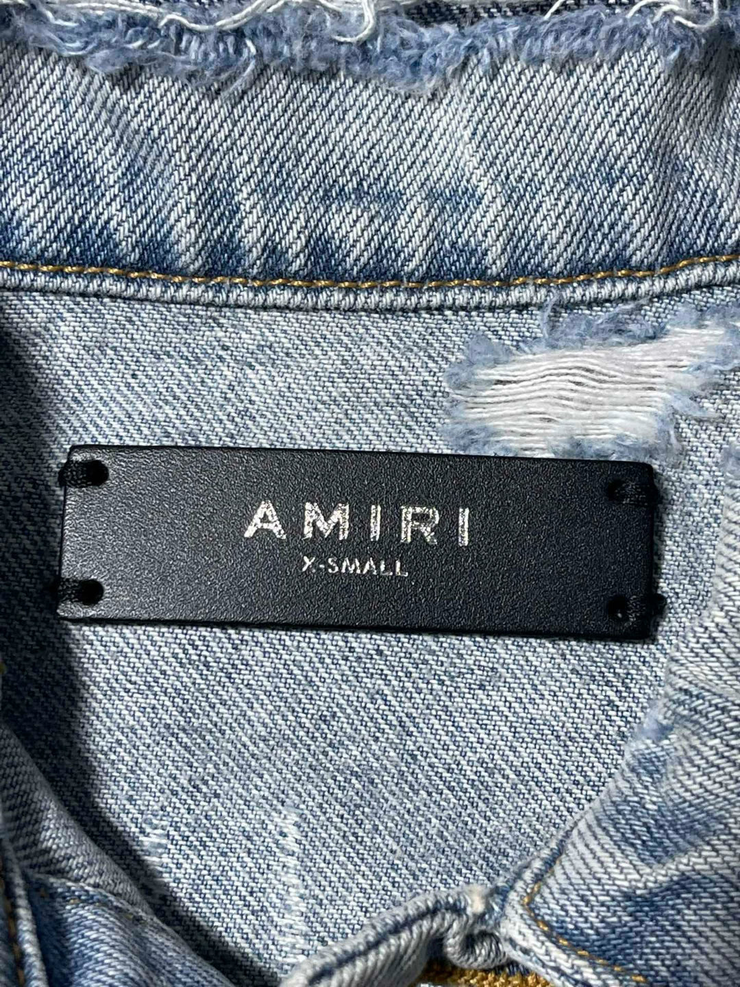 Amiri Alrbrush Hollywood Trucker jacket