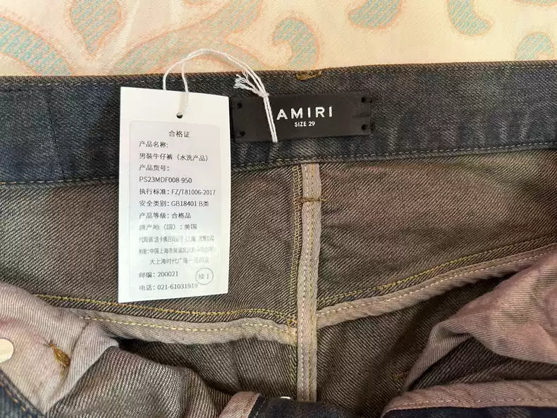 Amiri straight leg jeans