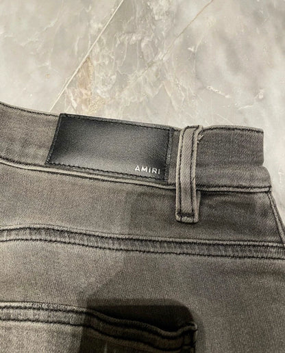 Amiri classic suede distressed jeans