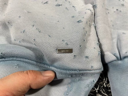 Amiri bullet hole made old hoodie