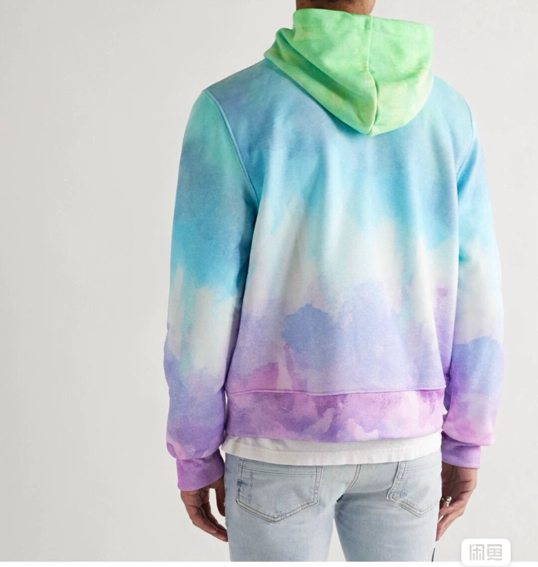 Amiri Rainbow Dyeing Hoodie