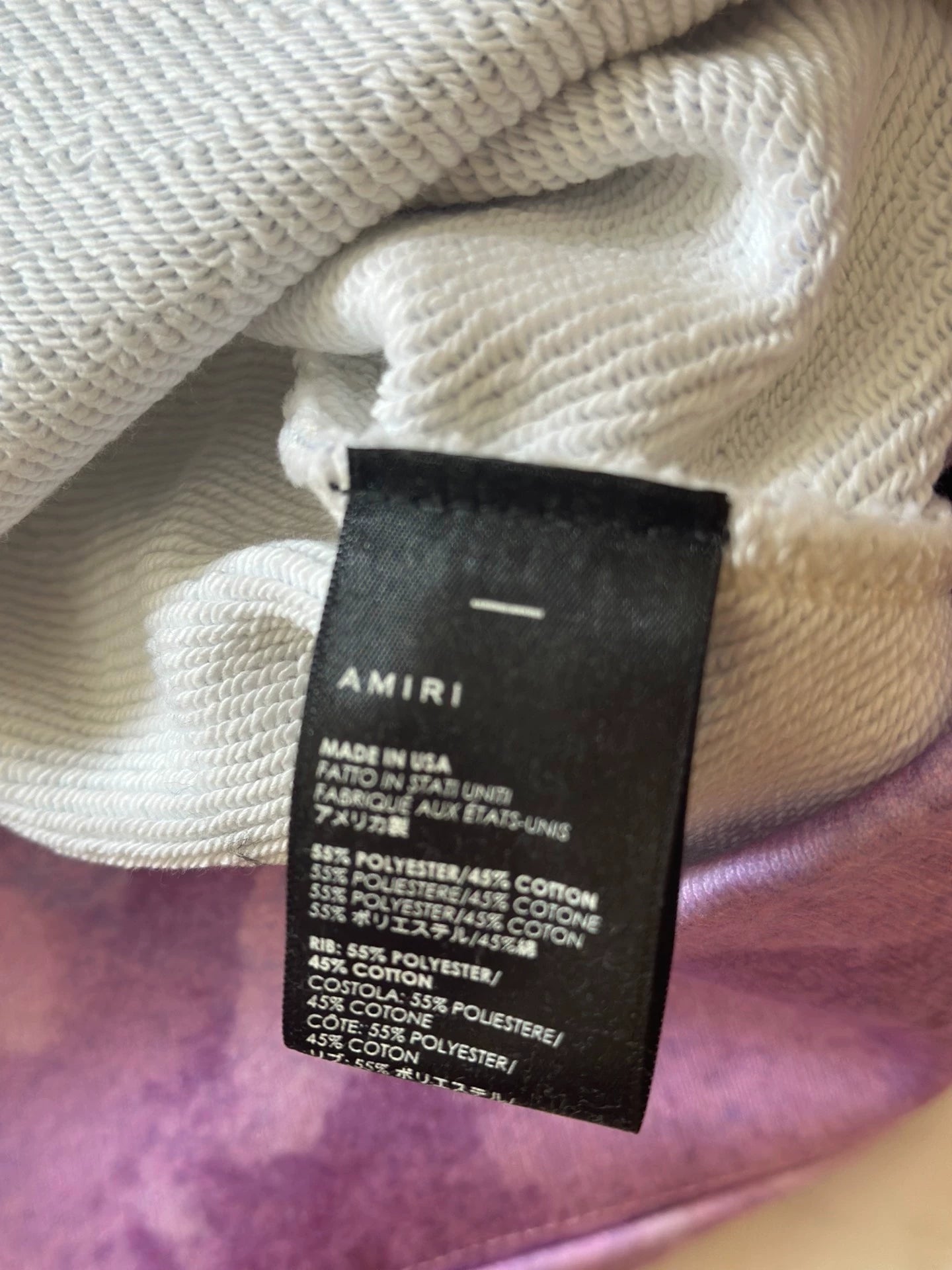 Amiri Rainbow Dyeing Hoodie