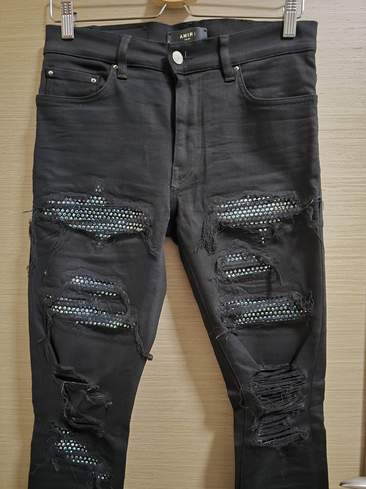 AMIRI CUSTOM CRYSTAL DESTROY JEAN