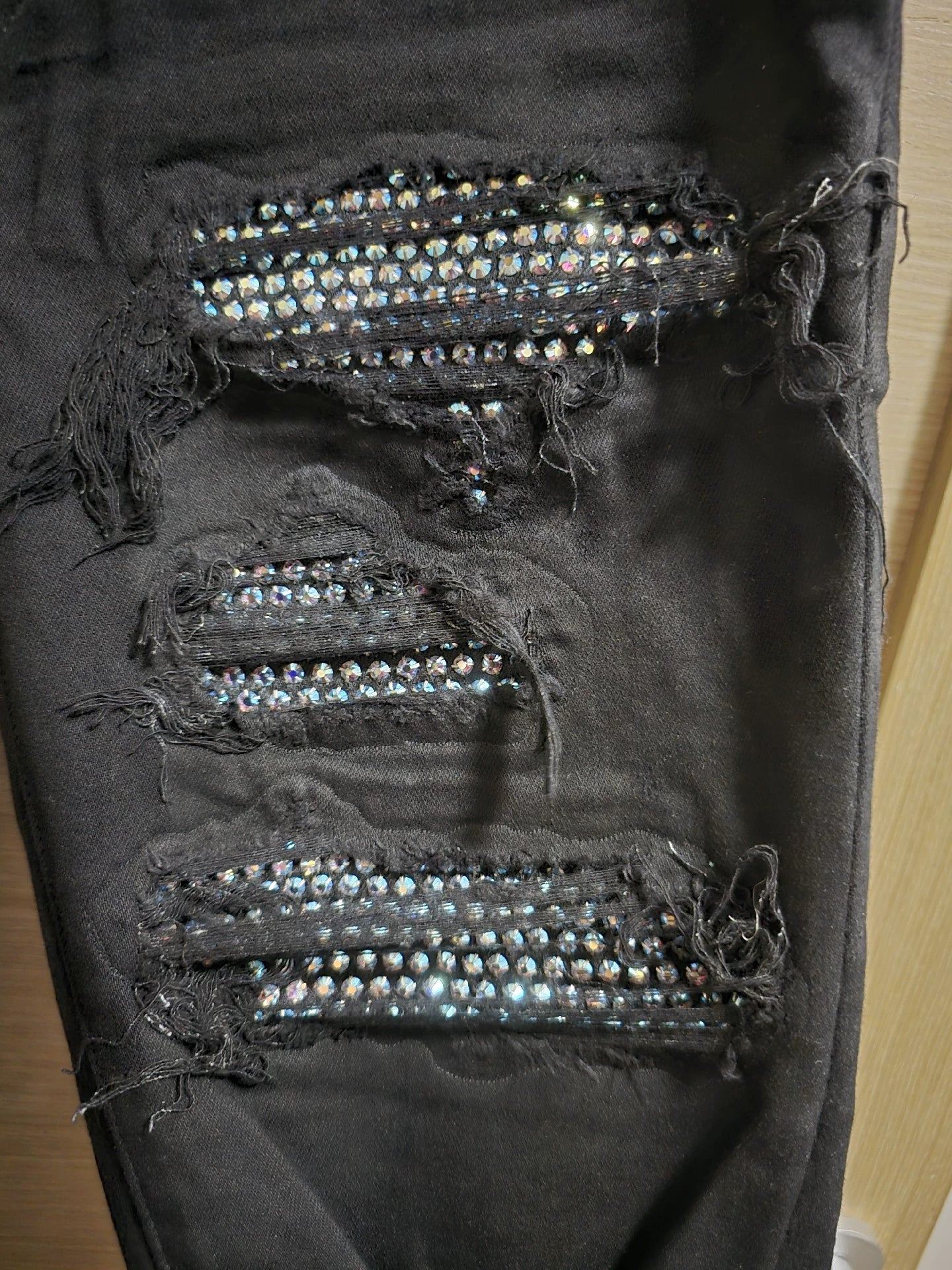 AMIRI CUSTOM CRYSTAL DESTROY JEAN