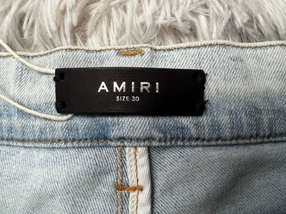 Amiri light colored washed denim jeans