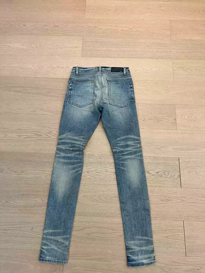 AMIRI 18FW basic damage washed denim jeans