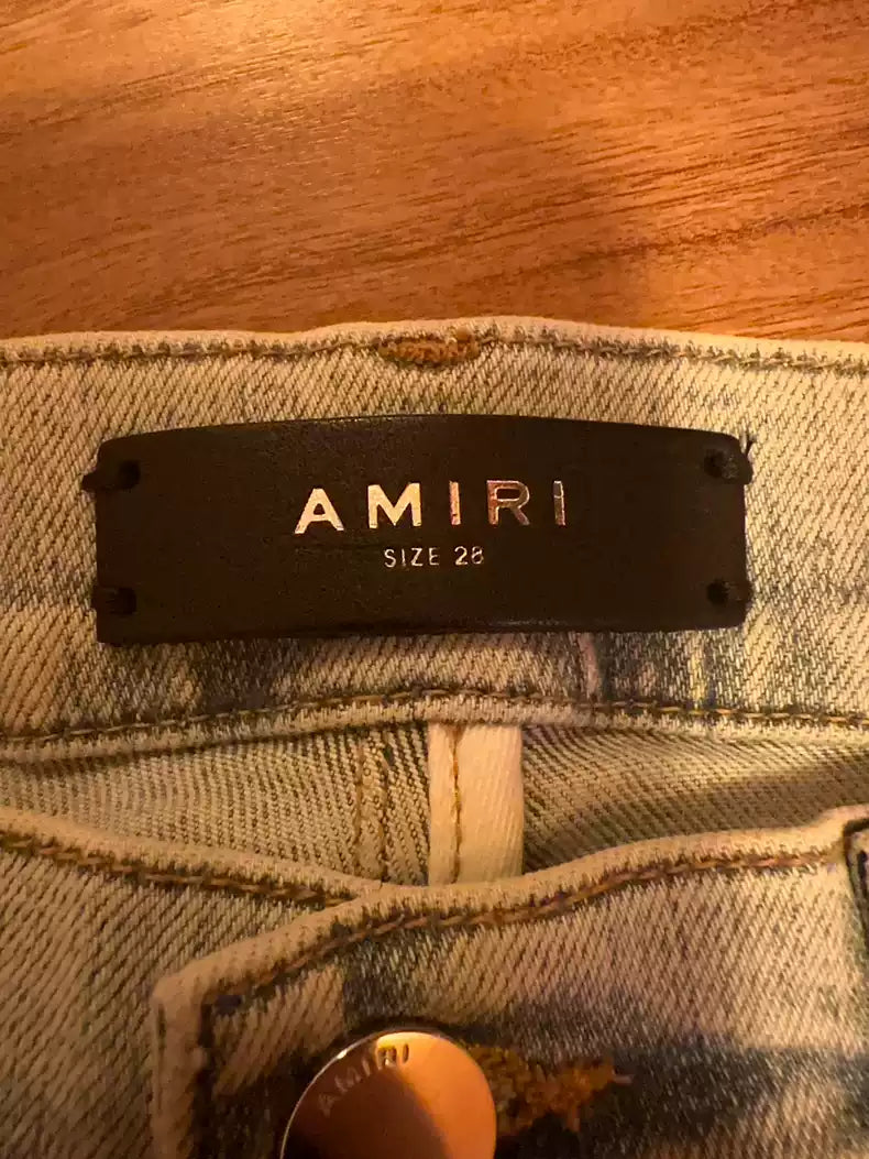 Amiri is not wearing women's jeans