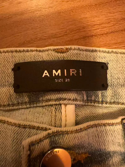 Amiri is not wearing women's jeans