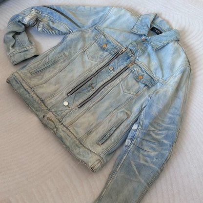 amiri Classic Destroyer Washed Cowboy Jacket