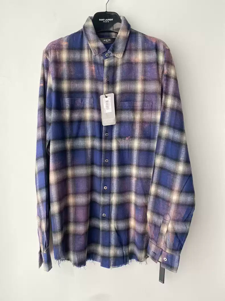 Amiri's first generation rendered checkered shirt