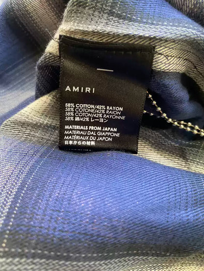 Amiri's first generation rendered checkered shirt