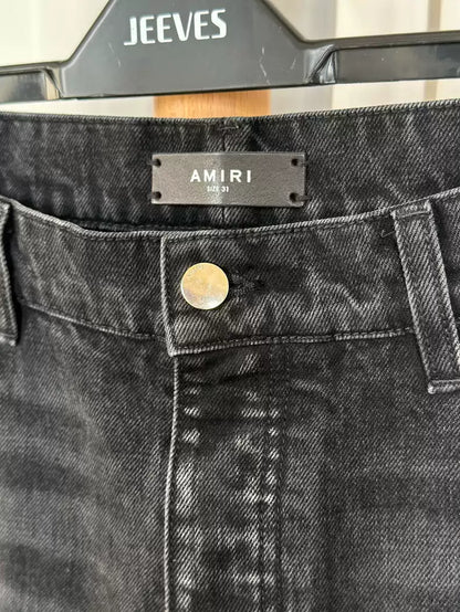 Amiri lumberjack workwear black grey jeans