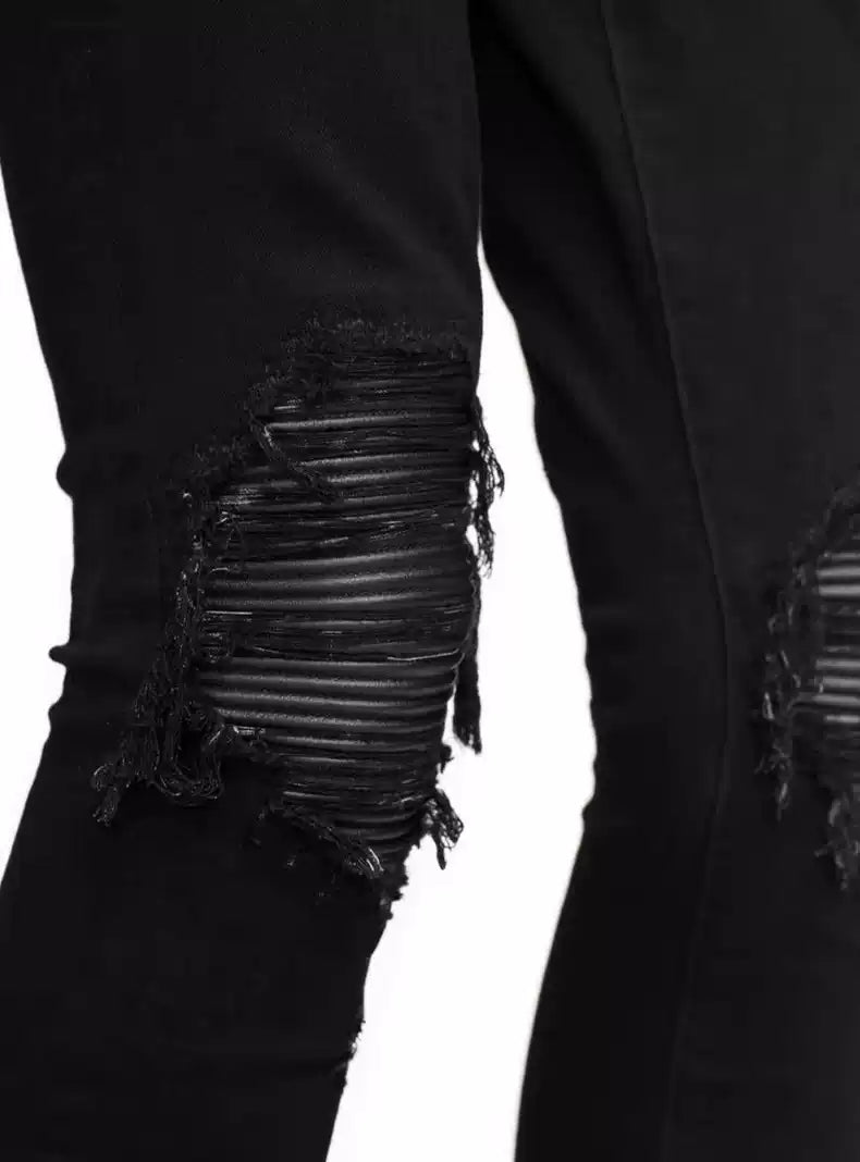 Amiri Classic Splicing MX1 Black Jeans Pants