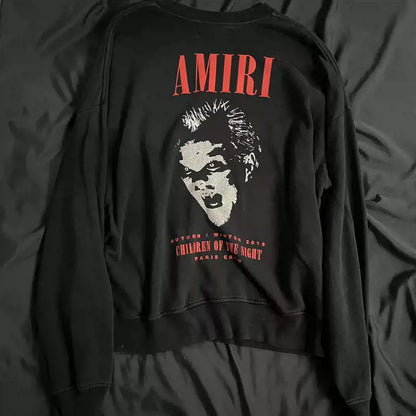 amiri 18AW Children of the Night cotton sweatshirt