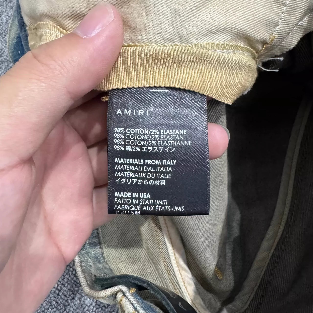 Amiri Extincts Mud Staining and Destroys Jeans