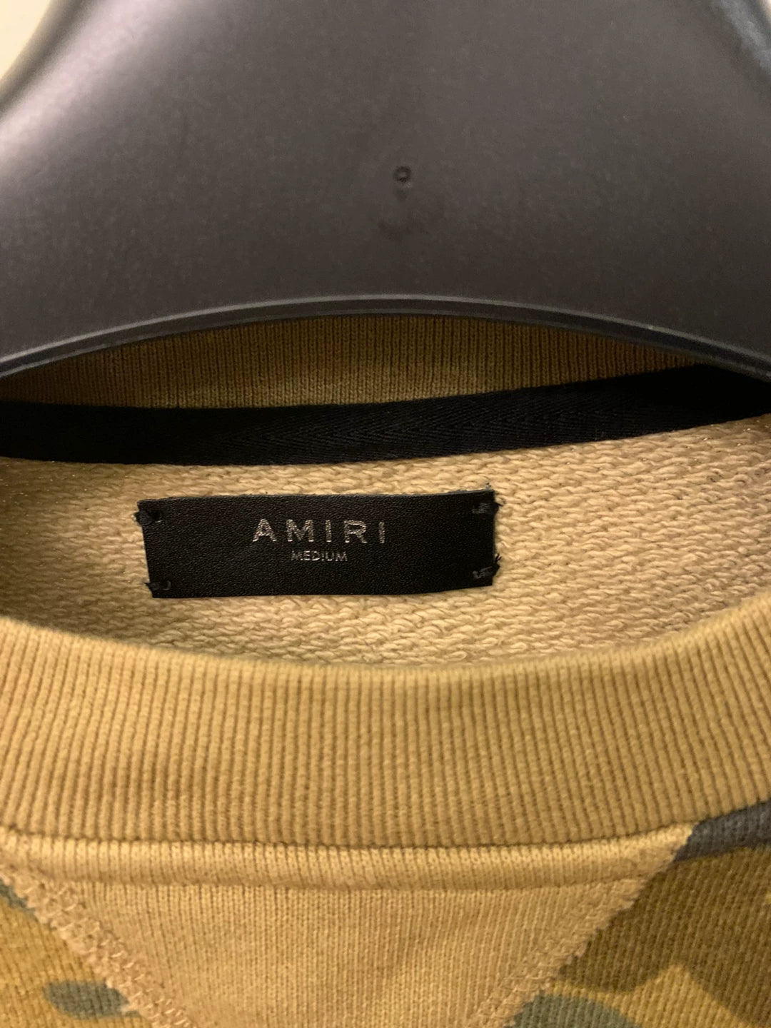 Amiri Camouflage Bullet Hole Hoodie