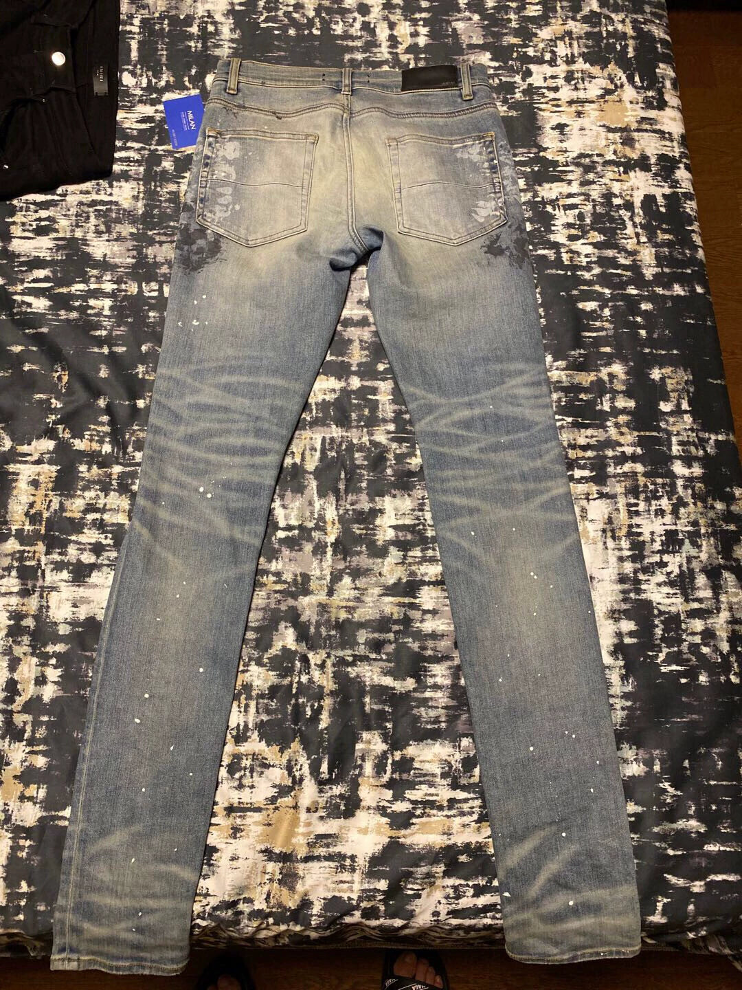 Amiri Classic Vanished Blue Diamond Jeans