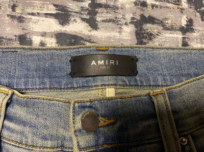 Amiri Classic Vanished Blue Diamond Jeans