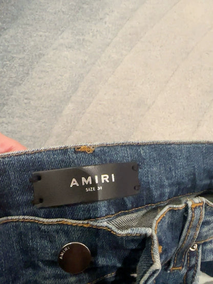 Amiri Mx1 Exclusive Blue Collar Jeans