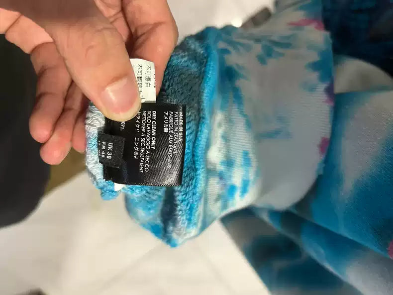 Amiri tie dye skull hoodie