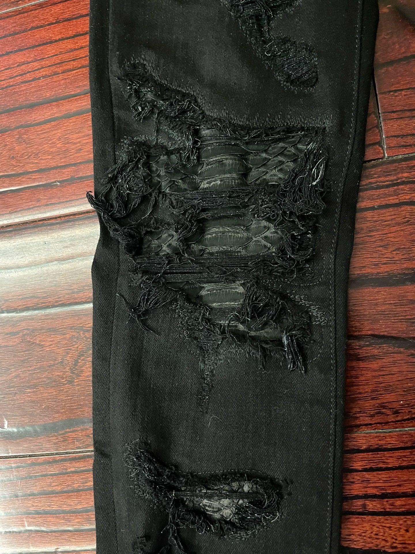 AMIRI snake skin jeans