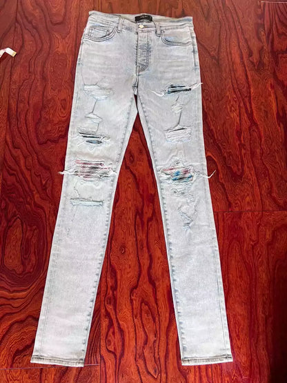 AMIRI patch ink denim jeans