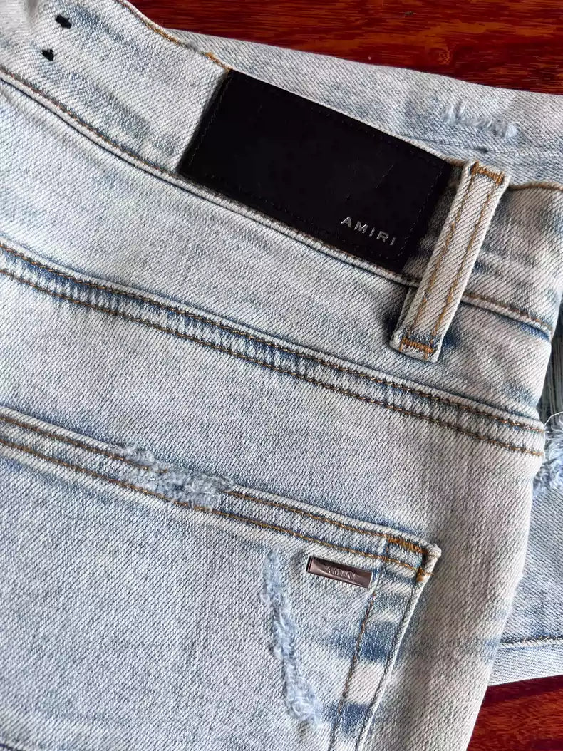 AMIRI patch ink denim jeans