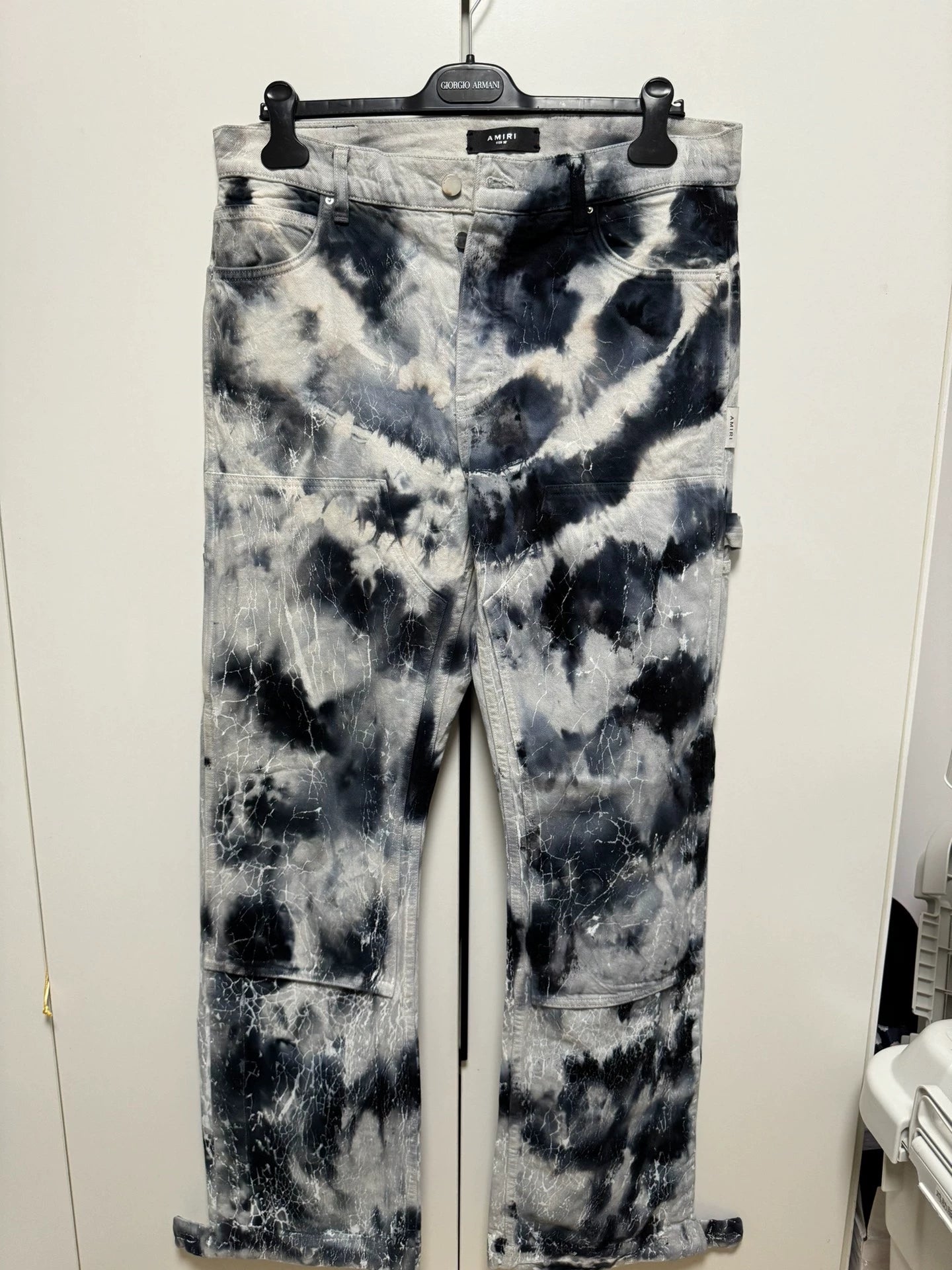 AMIRI SS22 Printed High Street Casual Jeans