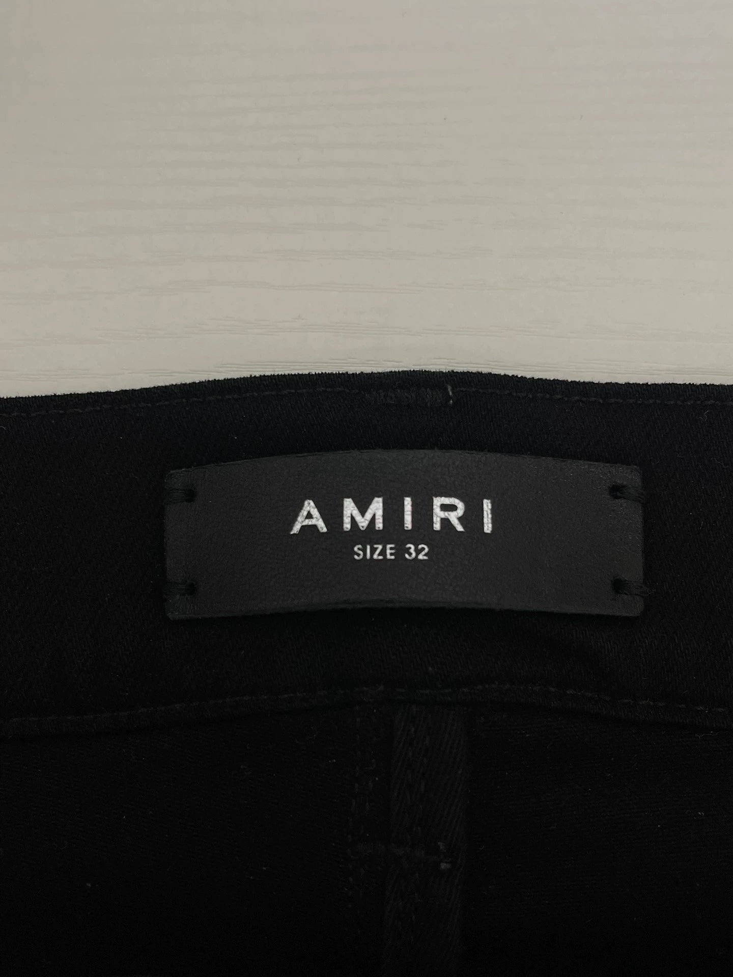 Amiri Black Star Cashew Flower Jeans